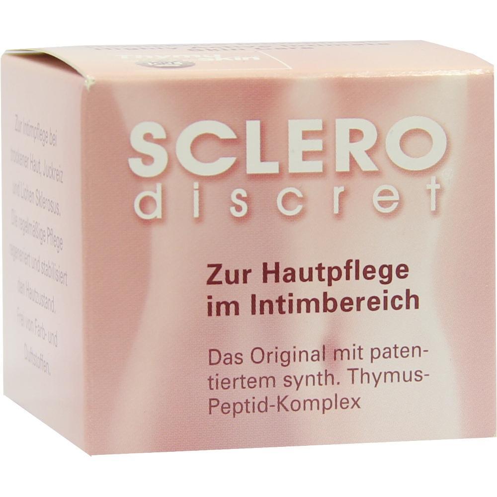 Eine rosa Verpackung für Hautpflege im Intimbereich.