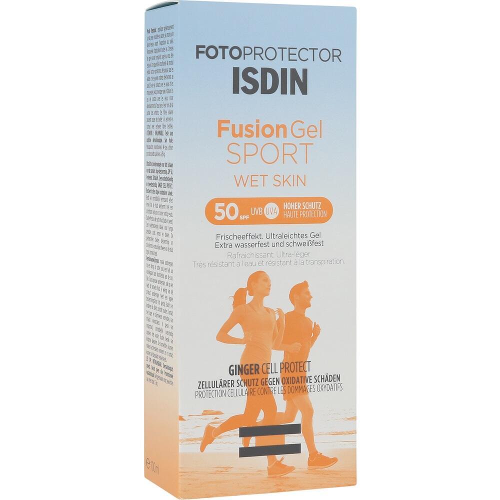 Verpackung einer Sonnencreme mit hohem Schutz für Sportler.